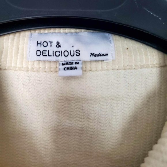 Hot and Delicious Women's Oversized Color Block Shacket Size Medium - Picture 3 of 5